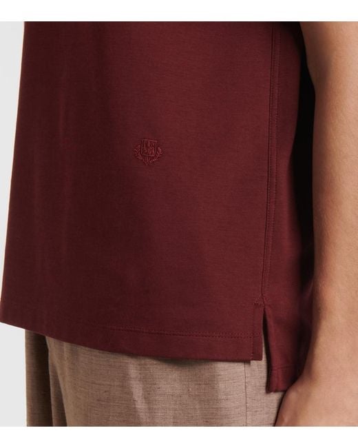 T-Shirt di Loro Piana in Red