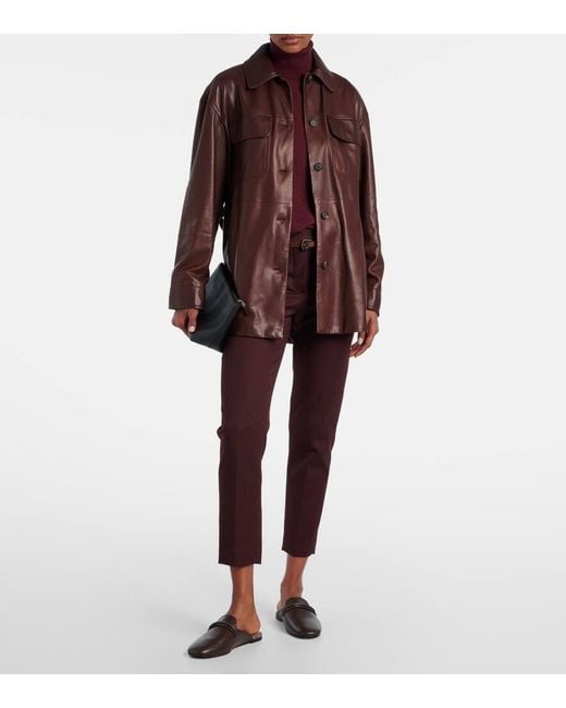 Brunello Cucinelli Red Cashmere Sweater