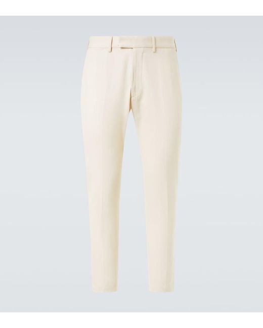 Tom Ford Natural Cotton Drill Chinos for men