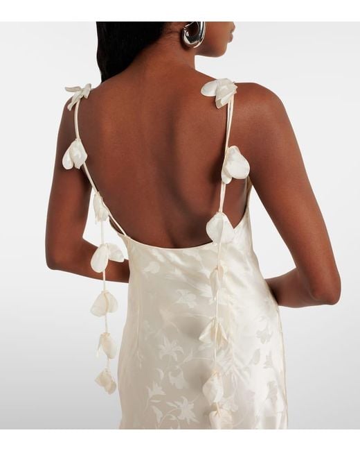 Robe De Mariee En Satin De Soie ROTATE BIRGER CHRISTENSEN en coloris White