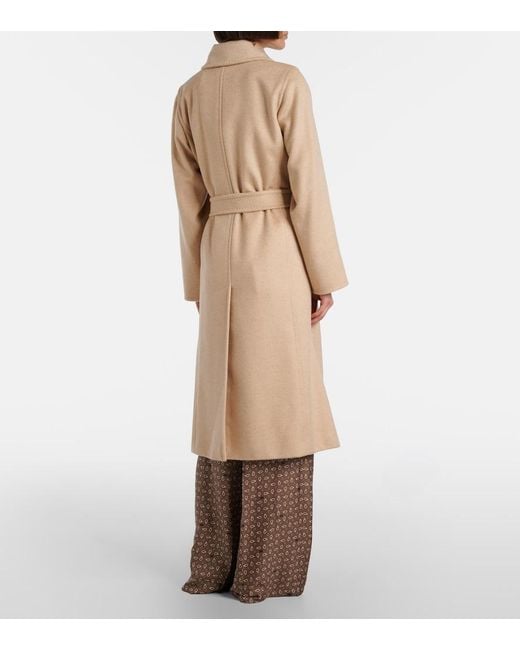 Max Mara Natural Riccio Camel Hair Coat