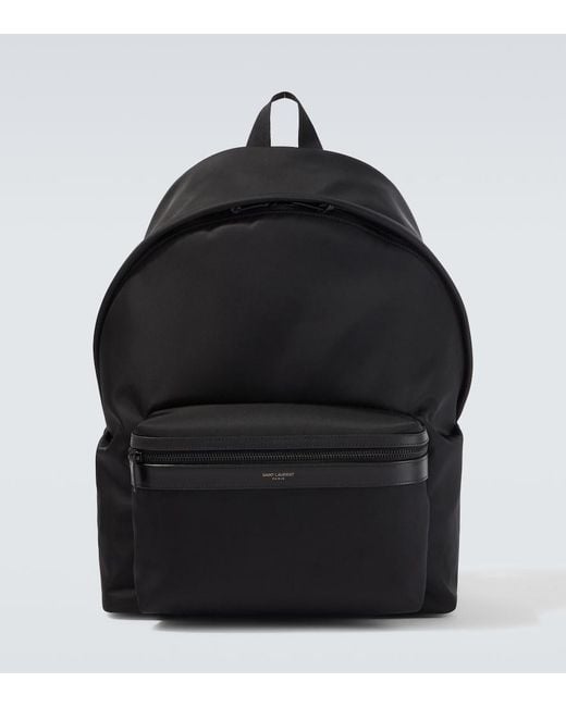 Saint Laurent Black City Backpack for men
