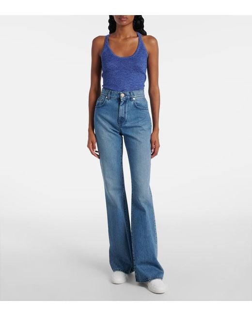 Jean Bootcut Willa A Taille Haute Gabriela Hearst en coloris Blue