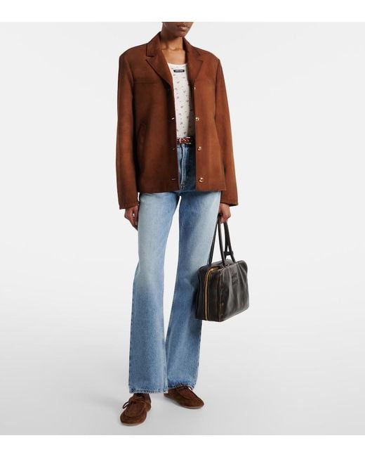 Agolde Blue Leena Flared Jeans