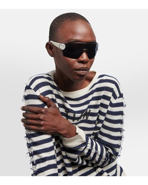 Dior Blue Diorpacific M1U Shield Sunglasses