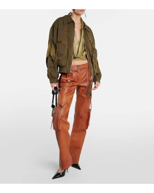 Camicia Cropped di Blumarine in Green