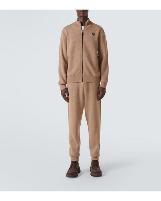 Fusalp Jogginghose Gaston Aus Einem Wollgemisch in Natural für Herren