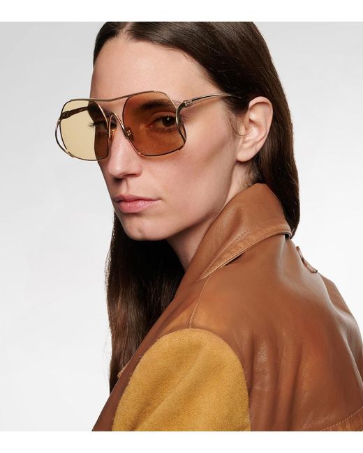 Miu Miu Natural Miu Ombre Square Sunglasses