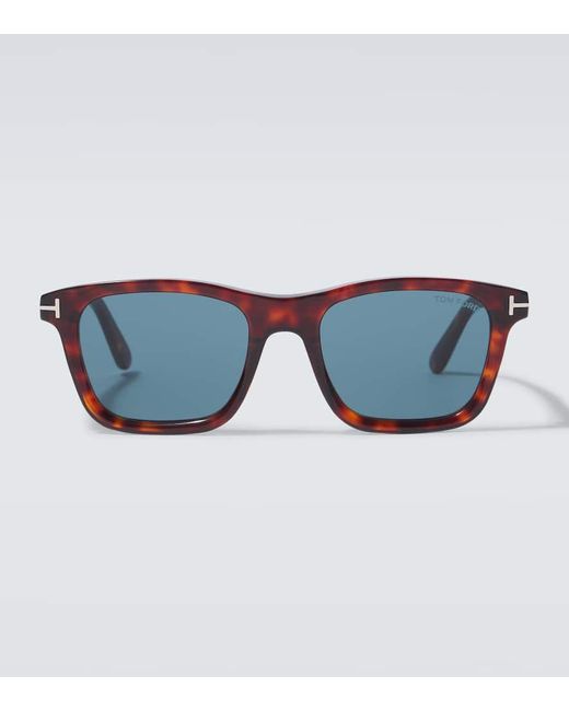 Occhiali Da Sole Squadrati Barron di Tom Ford in Blue da Uomo