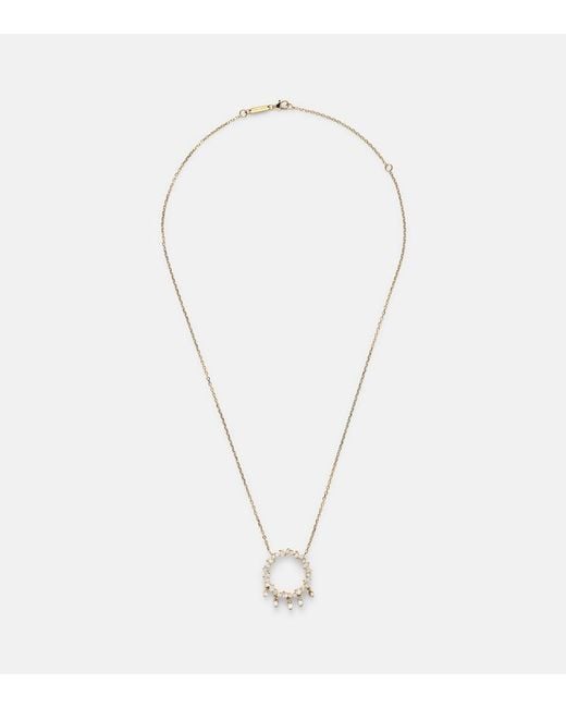 Suzanne Kalan White 18Kt Necklace With Diamonds
