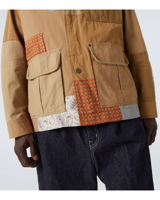 Comme des Garçons Brown Patchwork Jacket for men