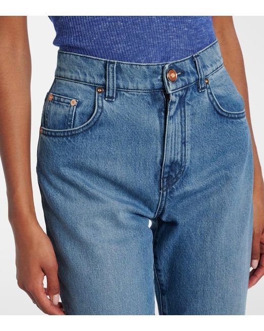 Jean Bootcut Willa A Taille Haute Gabriela Hearst en coloris Blue
