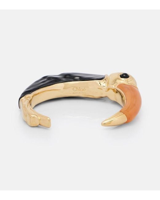 Chloé Metallic Tropicus Cuff Bracelet