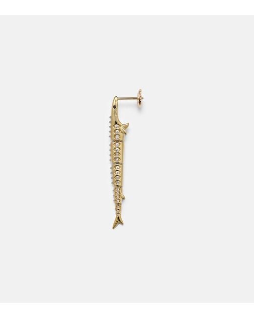 Yvonne Léon White Marlin Gm 9Kt Single Earring With Diamonds