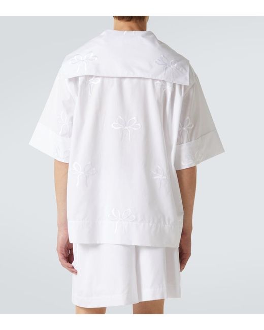 Camicia di Simone Rocha in White da Uomo