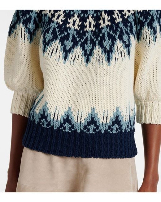 Jersey De Algodon Altuzarra de color Blue