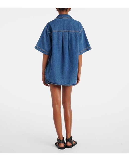FRAME Blue Denim Shirt