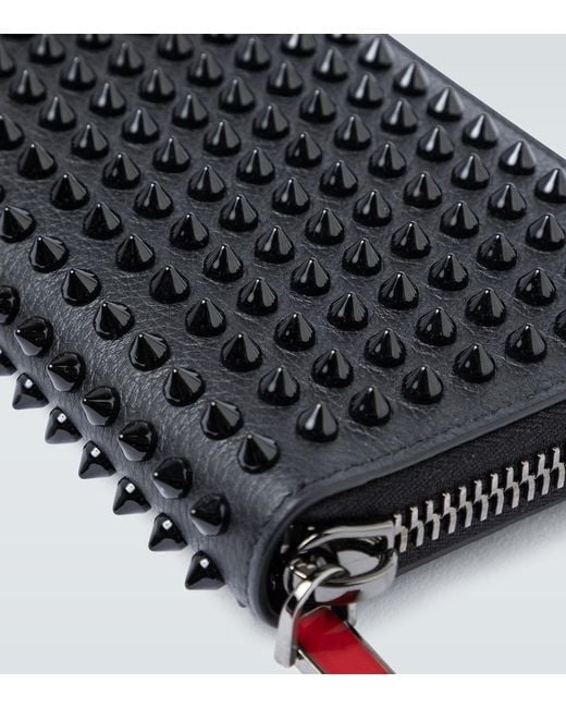 Christian Louboutin Black Panettone Leather Wallet for men