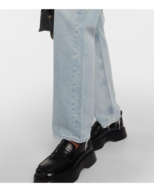 AG Jeans Blue X Emrata Clove Mid-Rise Jeans