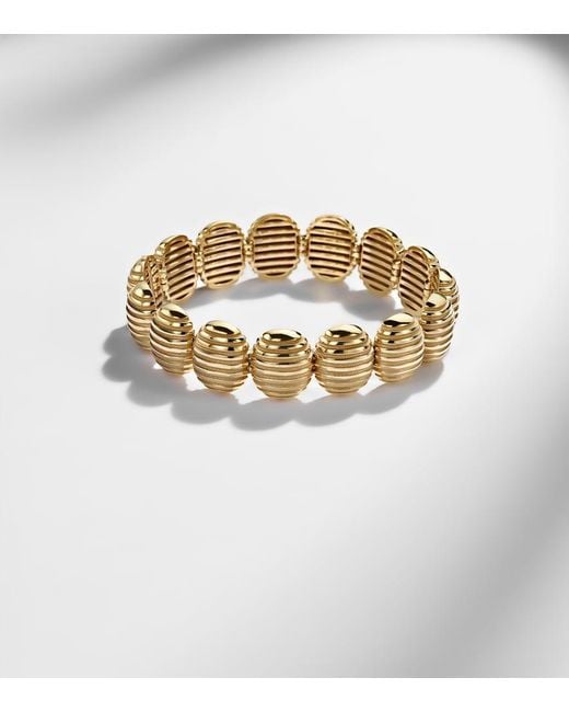 Pamela Zamore Metallic Isla Oval Link 18Kt Bracelet