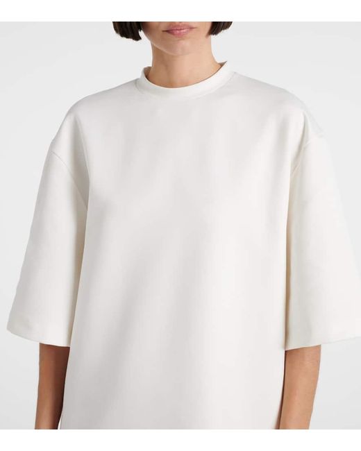 Wardrobe NYC White Minikleid Aus Einem Baumwollgemisch