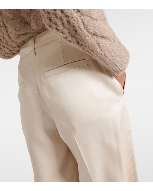 Brunello Cucinelli Natural High-Rise-Hose