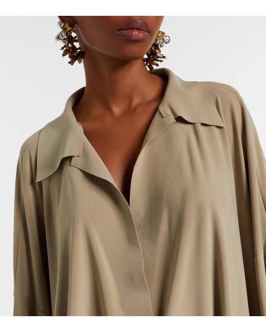 Body Oversized Norma Kamali de color Natural