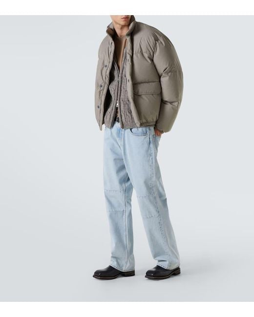 Our Legacy Wattierte Jacke Inhale Puffa in Natural für Herren