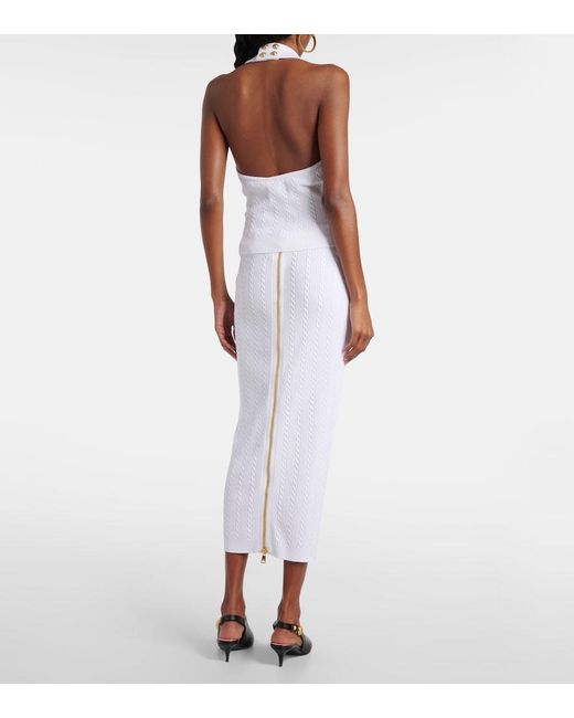Top Balmain en coloris White
