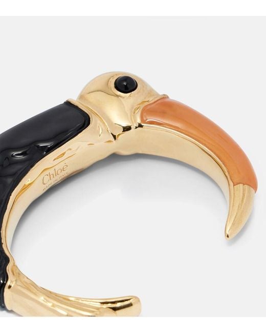 Chloé Metallic Tropicus Cuff Bracelet