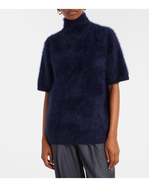 Lisa Yang Blue Pullover Madelene Aus Kaschmir