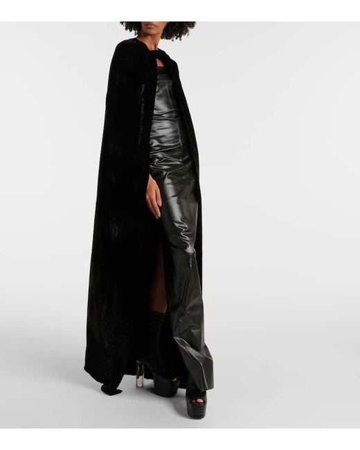 Mantella di Rick Owens in Black