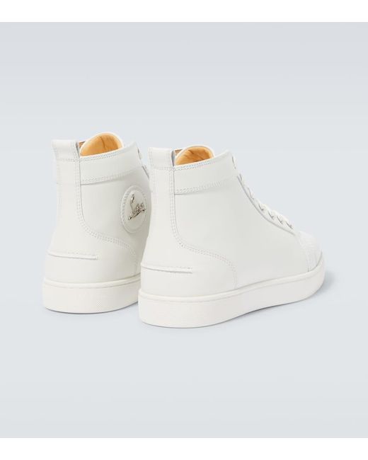 Sneakers Louis in pelle di Christian Louboutin in White da Uomo