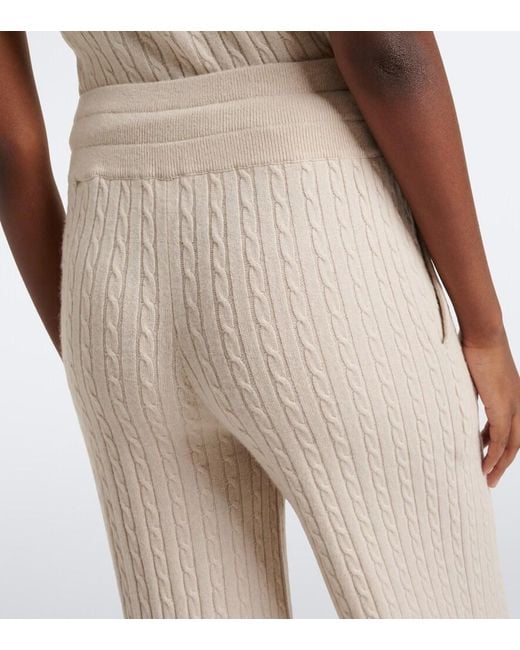 Eleventy Natural Cashmere Straight Pants