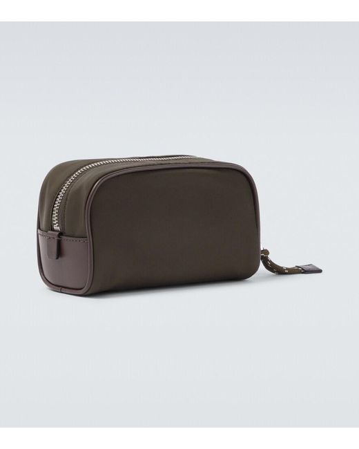 Prada Brown Speedrock Re-Nylon Pouch for men