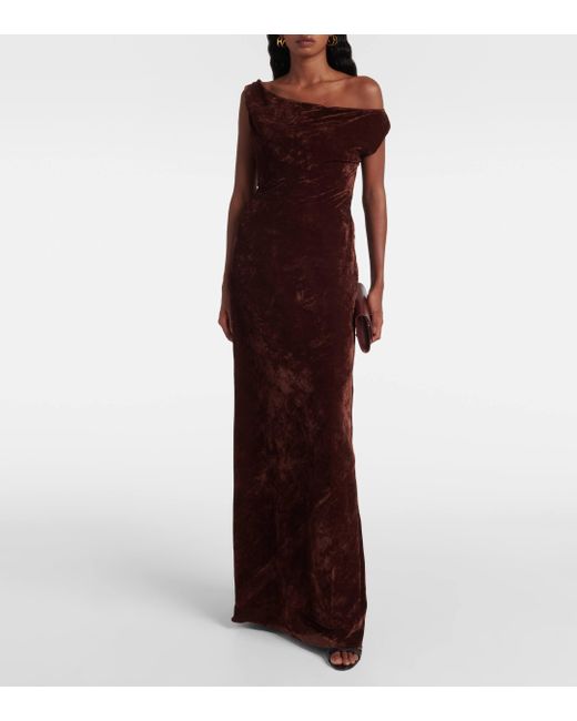 Sir. The Label Purple Ezra Velvet Gown