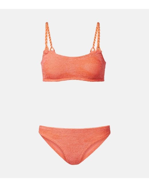 Hunza G Orange Phoebe Bikini