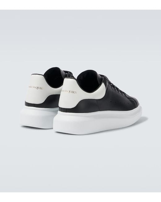 Alexander McQueen Black Neakers Oversized De Piel for men
