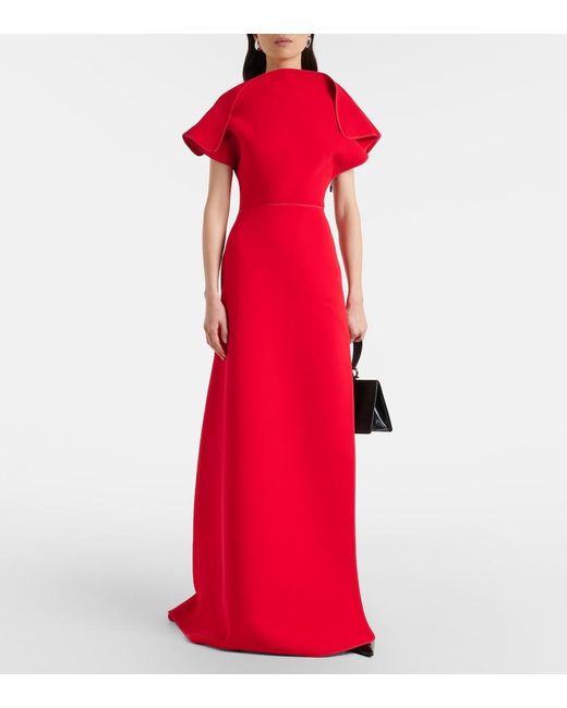 Maticevski Red Absolve Draped Gown