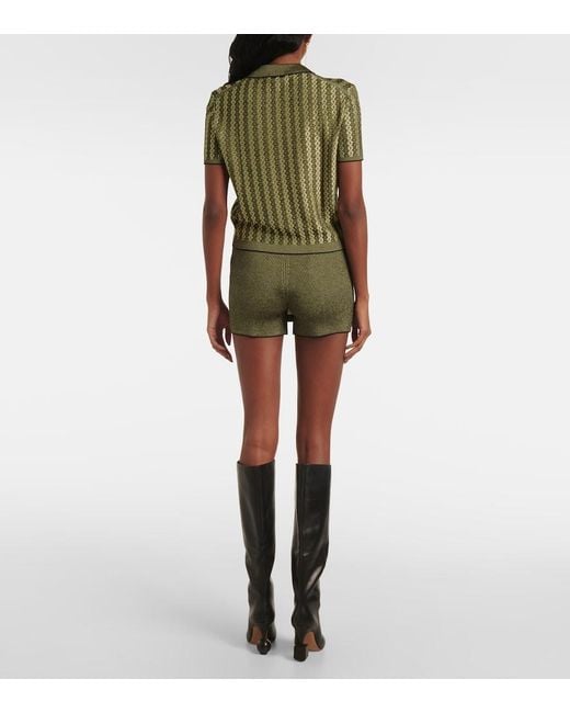 Jacquemus Green Polo Marino