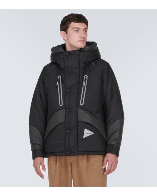 And Wander Black Primaloft® Rip Coat for men