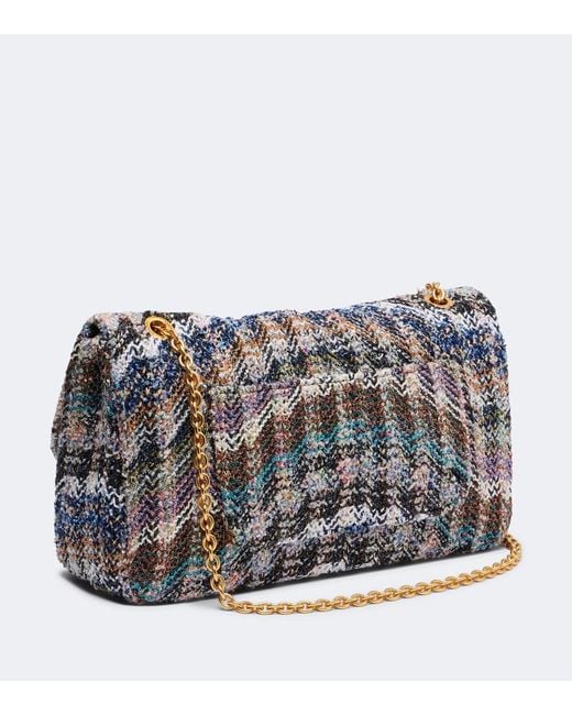 Missoni Metallic Small Knitted Shoulder Bag