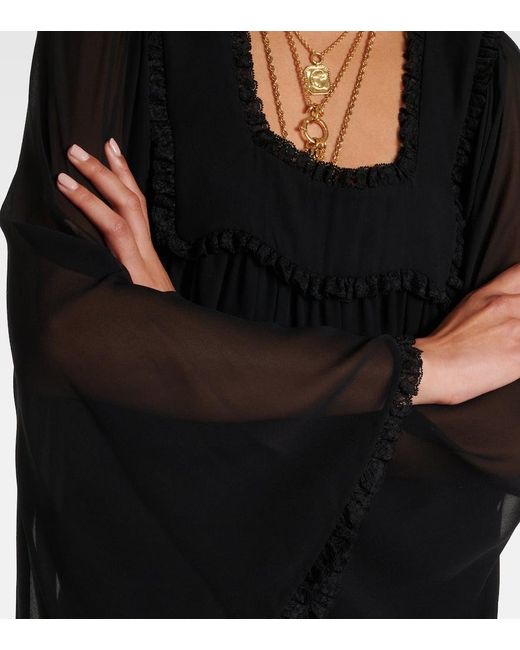 Chloé Black Silk Minidress