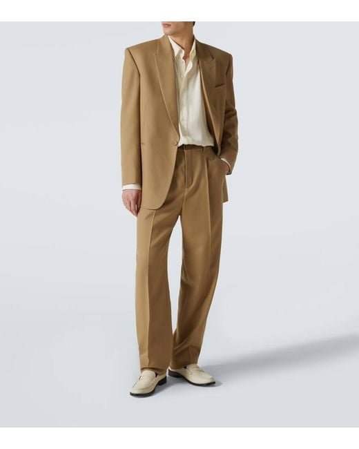 Saint Laurent White Le Loafer Leather Penny Loafers for men