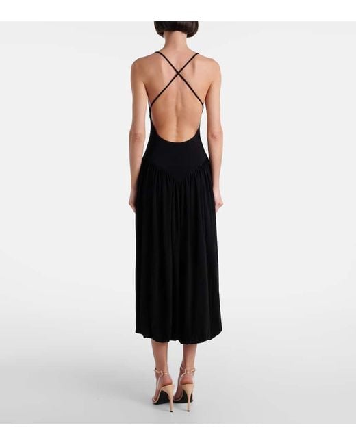 Norma Kamali Black Kenny Jumpsuit