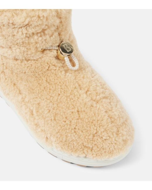 Bogner Natural Chamonix S 13 Shearling Snow Boots