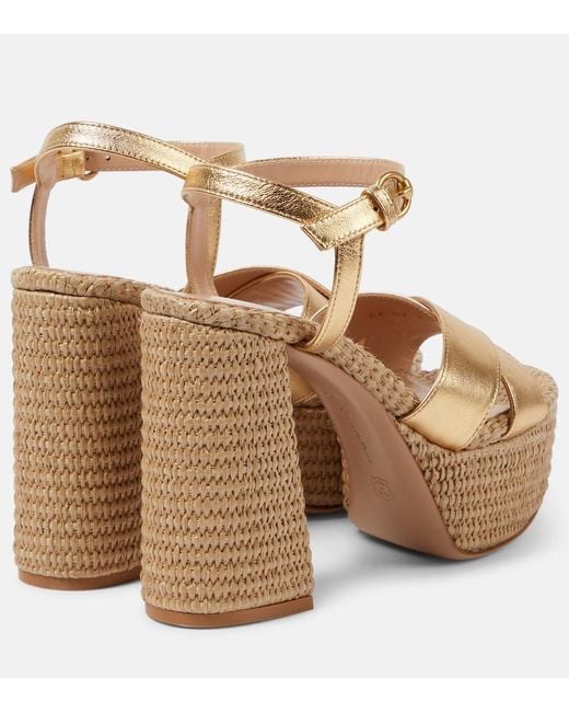 Gianvito Rossi Metallic Bebe 12Mm Sandals