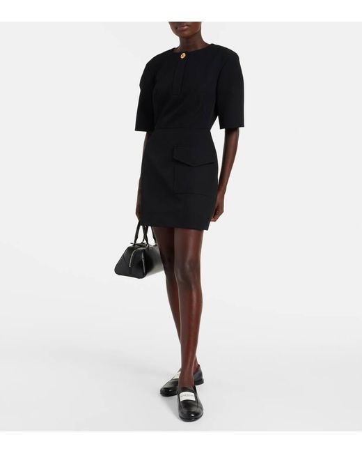 Givenchy Black Minikleid Aus Wolle