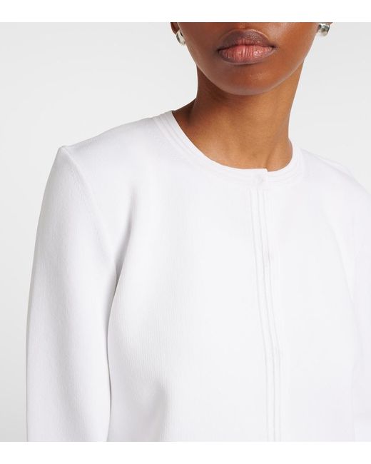 Max Mara White Master Cardigan