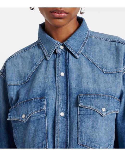Citizens of Humanity Blue Kayla Denim Shirt